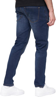 Heren Mayhen Slim Jeans (Donkere wasbeurt) Navy/blauw - 36 Normaal