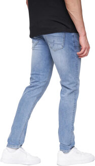 Heren Mayhen Slim Jeans (Lichte wasbeurt) Middelblauw - 38 Normaal