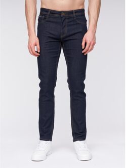 Heren Mayhen Slim Jeans (Rauw) Donker Marine
