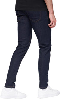 Heren Mayhen Slim Jeans (Rauwe was) Navy/blauw - 38 Normaal