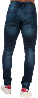 Heren Maylead Slim Jeans (Donkerblauw) - 34 Kort