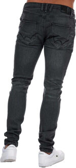 Heren Maylead Slim Jeans (Grijs) - 36 Kort