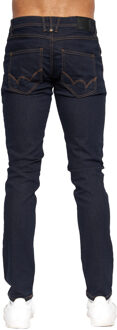 Heren Maylead Slim Jeans (Rauwe was) - maat Navy/blauw