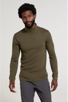 Heren Meribel Katoenen Thermo Top (Kaki Groen) - 2XL
