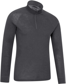 Heren Merino II Base Layer Top (Grijs) - 3XL