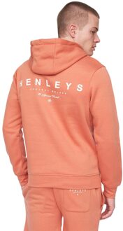 Heren Metafone Hoodie (Baksteen Rood) - XL