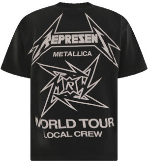 Heren metallica 40 year anniversary - maat M Zwart