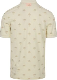 Heren Mini AOP Polo Shirt Scotch & Soda , Beige , Heren - L,S