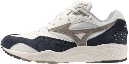 Heren Mizuno Contender Sportschoenen in White Navy Blauw en wit