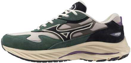 Heren Mizuno Wave Rider 10 Beta in Groen Wit