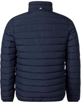 Heren Mock Neck Active Gewatteerd Jasje (Marineblauw) - maat Navy