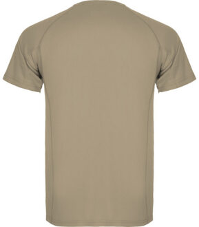 Heren montecarlo sport t-shirt met korte mouwen Bruin - XXL / XXXL