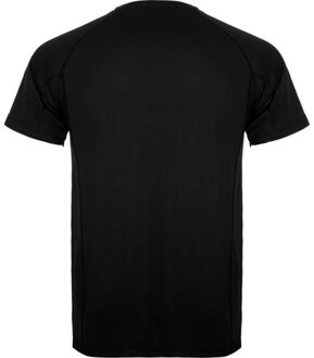 Heren montecarlo sport t-shirt met korte mouwen - maat M Zwart