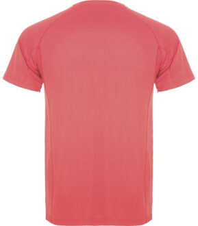 Heren montecarlo sport t-shirt met korte mouwen - maat S Oranje