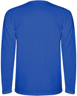 Heren montecarlo sport t-shirt met lange mouwen Blauw - XXL / XXXL