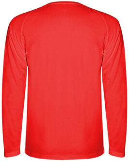 Heren montecarlo sport t-shirt met lange mouwen - maat XL Rood