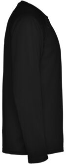 Heren montecarlo sport t-shirt met lange mouwen - maat XXL / XXXL Zwart