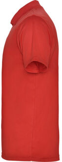 Heren monzha poloshirt met korte mouwen - maat M Rood