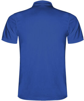 Heren monzha poloshirt met korte mouwen - maat S Blauw