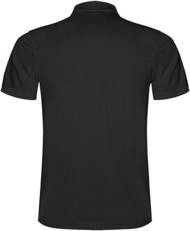 Heren monzha poloshirt met korte mouwen - maat XXL / XXXL Zwart