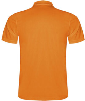 Heren monzha poloshirt met korte mouwen Oranje - XXL / XXXL