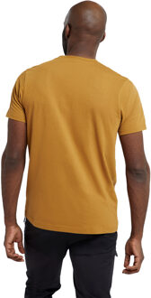 Heren Mountain Explorer Organisch Katoenen T-Shirt (Beige) - maat 2XS Goud