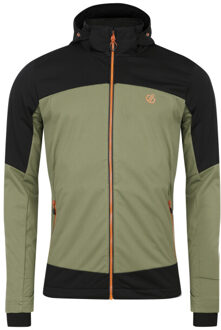 Heren mountaineer soft shell jas Groen