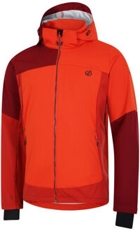 Heren mountaineer soft shell jas Rood