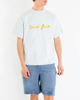 Heren mum's script logo t - maat M Blauw