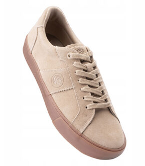 Heren naguro koe suède trainers Beige - 42