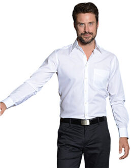 Heren navelli overhemd Wit - 51