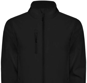 Heren nebraska soft shell jas Zwart - M
