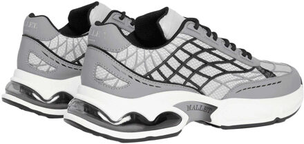 Heren Neptune Leren Sneakers (Grijs) - EU 42 / UK 8