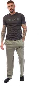 Heren NICCE Aderyn T-Shirt & Broek Set in Khaki - maat S Kaki