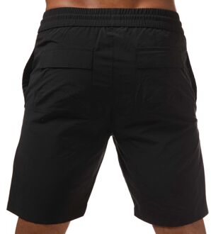Heren NICCE Element Cargo Short in Zwart - maat