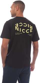 Heren NICCE Tanetta Logo T-Shirt in Zwart