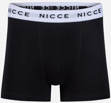Heren NICCE Wisbor 3 Pack Boxershort in Zwart - 2XL