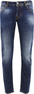 Heren nick slim fit jeans Blauw - 30