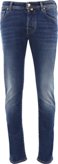 Heren nick slim fit jeans Blauw - 34