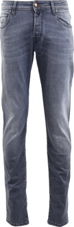Heren nick slim fit jeans Grijs - 30