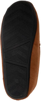 Heren Nicken Moccasin Slippers (Tan) - maat Bruin