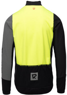 Heren november bv trui fietstrui - maat M Geel