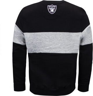 Heren Oakland Raiders Pannelled NFL Trui 1573MBLK1LWORA Zwart