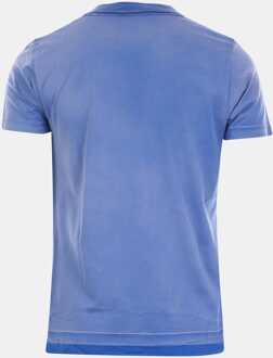 Heren Off White Wave Off Raw Slim T-shirt in paars-wit - XS