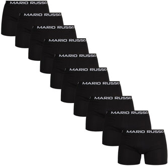 Heren Onderbroeken 10-Pack Basic Boxers - Zwart - Maat L