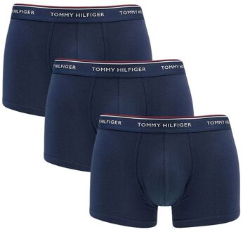 Heren Onderbroeken 3-Pack Trunks Peacoat - Blauw - Maat XXL