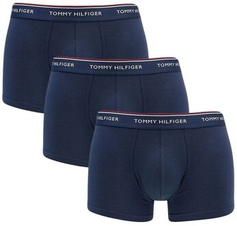 Heren Onderbroeken 3-Pack Trunks Peacoat - Blauw - Maat XXL