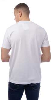 Heren Original Penguin Pin Point Organic T-shirt in Wit