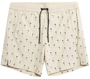 Heren othss23ubdsm038 palmboom zwemshort Beige - L