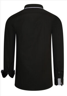 Heren overhemd - 11028 Zwart - M